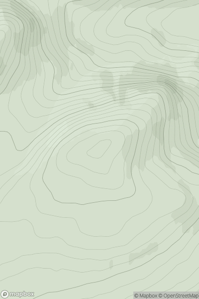 Thumbnail image for Cul Beag [Kyle of Lochalsh to Garve] showing contour plot for surrounding peak